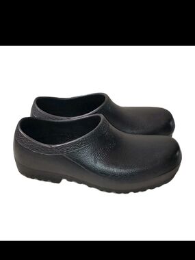 ALPRO by Birkenstock Steel Toe Professional Clogs Black Slip Resistant Sz 37 6.5